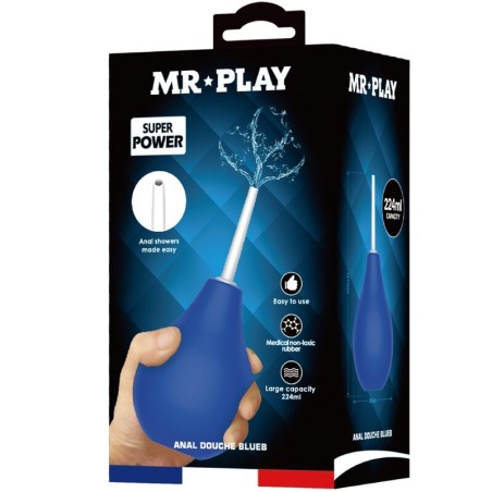 MR PLAY - DUCHA ANAL BLUEB SUPER POWER AZUL MR PLAY