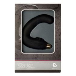 ROCKS-OFF - RUDE-BOY MASAJEADOR DEL PUNTO G MASCULINO 7 V NEGRO ROCKS-OFF 2