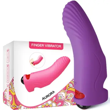 Aurora Vibrador Dedal Violeta - 9 Modos | Armony
