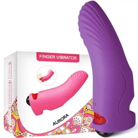 Aurora Vibrador Dedal Violeta - 9 Modos | Armony