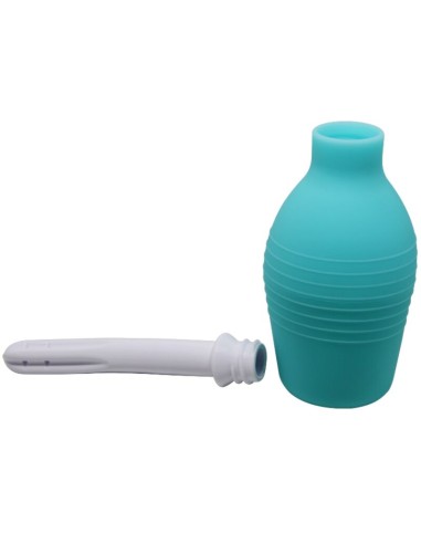 MR PLAY - PERA ANAL DUCHA DE GOMA AZUL 