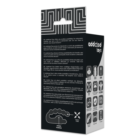 ADDICTED TOYS - MASAJEADOR ANAL PROSTÁTICO CON VIBRACIÓN ADDICTED TOYS