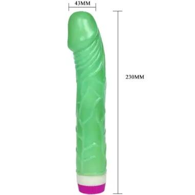 Waves Of Pleasure Vibrador 23 cm Verde | Baile