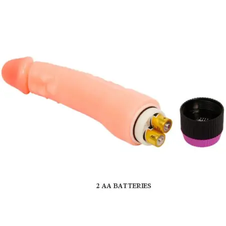 Vibrador Realístico Flexible Natural 24 cm | Baile