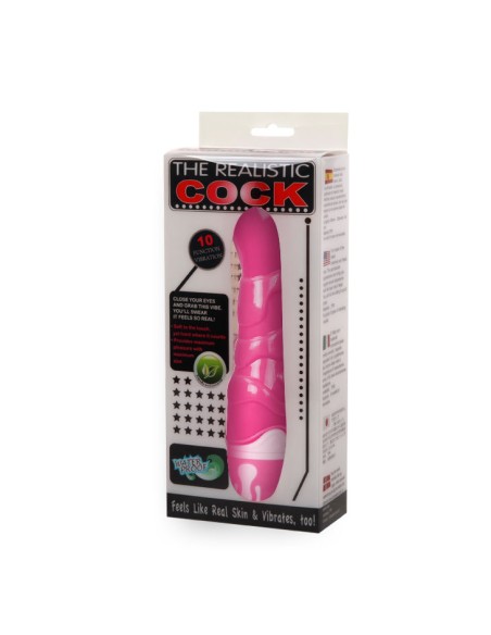 BAILE - THE REALISTIC COCK ROSA 21.8 CM 