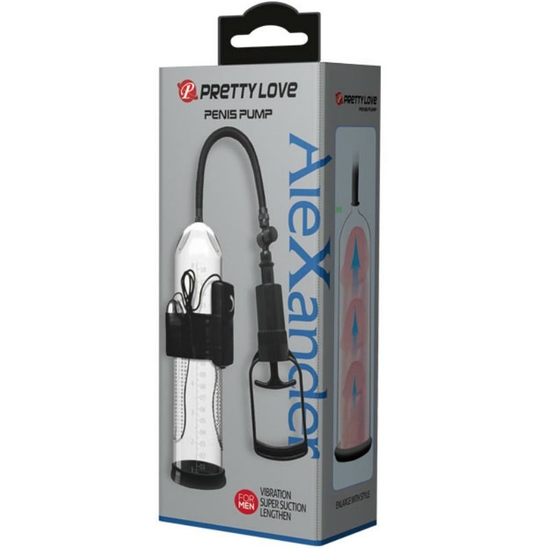 PRETTY LOVE - BOMBA DE ERECCIÓN CON VIBRACIÓN Bomba Alargadora Pene