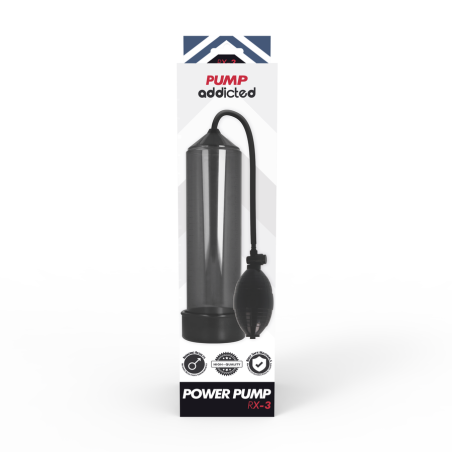 PUMP ADDICTED - RX3 BOMBA ERECCIÓN NEGRO PUMP ADDICTED