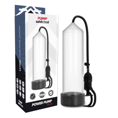 PUMP ADDICTED - BOMBA ERECCIÓN RX5 TRANSPARENTE PUMP ADDICTED