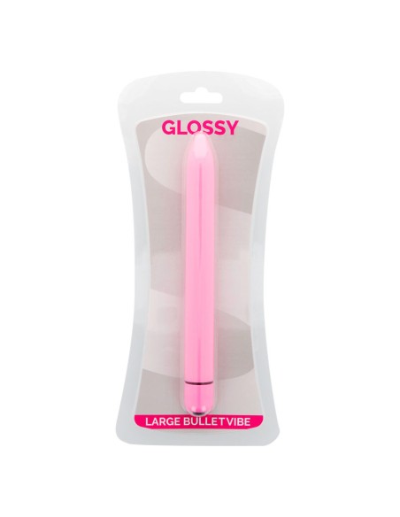 GLOSSY - SLIM VIBRADOR ROSA