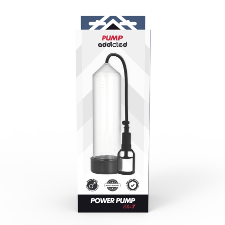 PUMP ADDICTED - BOMBA ERECCIÓN RX7 TRANSPARENTE PUMP ADDICTED