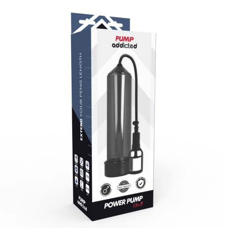 PUMP ADDICTED - BOMBA ERECCIÓN RX7 NEGRO PUMP ADDICTED