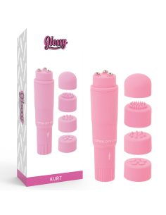 GLOSSY - POCKET KURT MASAJEADOR ROSA