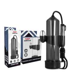 PUMP ADDICTED - BOMBA ERECCIÓN RX5 NEGRO CON VIBRADOR PUMP ADDICTED 2