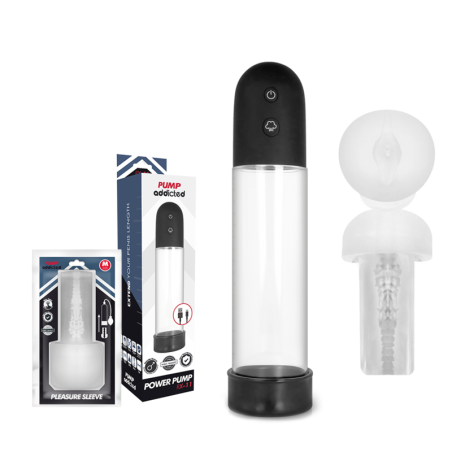 PUMP ADDICTED - BOMBA ERECCIÓN RX11 AUTOMÁTICA CON MASTURBADOR PUMP ADDICTED