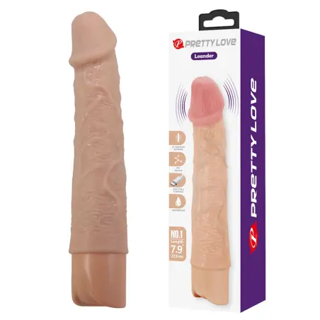 Leander Vibrador Realístico Flexible | Pretty Love