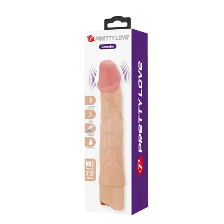 Leander Vibrador Realístico Flexible | Pretty Love