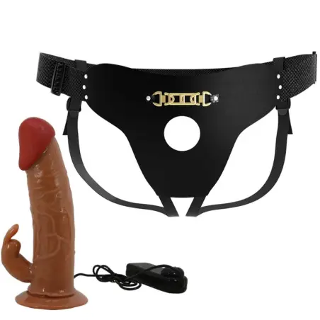 Marion Harness Briefs Universal con Dildo Vibración 19 cm