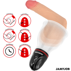 JAMYJOB - XPAND LITE BOMBA AUTOMTICA DE TESTÍCULOS 3 NIVELES DE ONDAS ESTIMULADORAS GRIS JAMYJOB 2