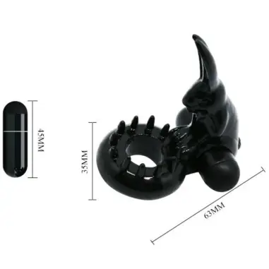 Sweet Ring Anillo con Rabbit - Silicona Premium | Baile