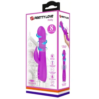 Molly Vibrador con Rotación Recargable | Pretty Love
