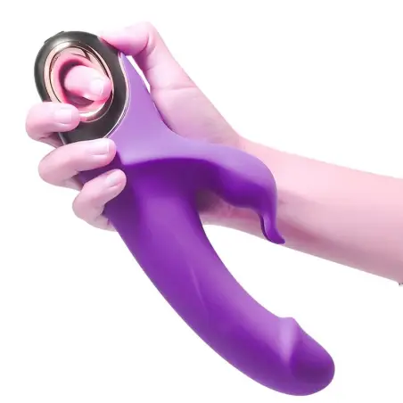 Meteror Dildo Vibrador Rabbit Violeta - 9 Modos | Armony