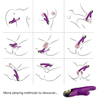 Eternity Vibrador Silicona Violeta - 9 Modos | Armony