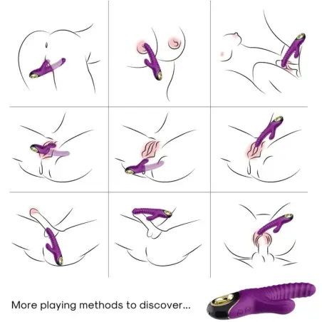 Eternity Vibrador Silicona Violeta - 9 Modos | Armony