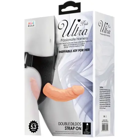 Ultra Passionate Harness Dildos Dobles con Arnés | Baile