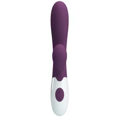Alvis Vibrador Rabbit & Punto G Morado | Pretty Love
