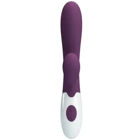 Alvis Vibrador Rabbit & Punto G Morado | Pretty Love