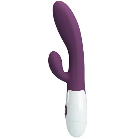 Alvis Vibrador Rabbit & Punto G Morado | Pretty Love