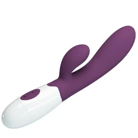 Alvis Vibrador Rabbit & Punto G Morado | Pretty Love