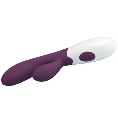 Alvis Vibrador Rabbit & Punto G Morado | Pretty Love