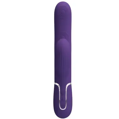 Perlita Vibrador Punto G 3 en 1 Multifunción Morado