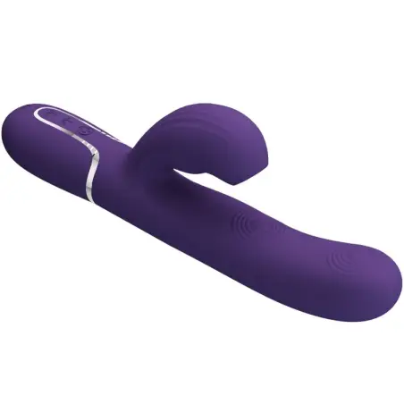 Perlita Vibrador Punto G 3 en 1 Multifunción Morado