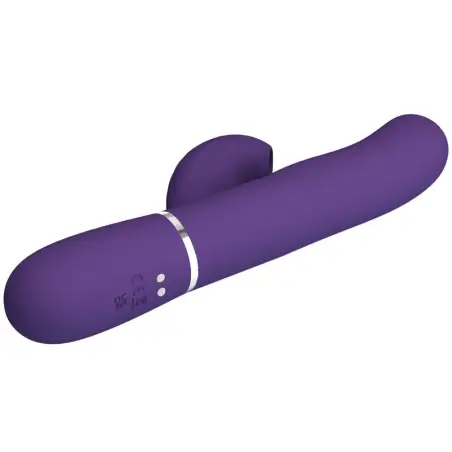 Perlita Vibrador Punto G 3 en 1 Multifunción Morado