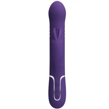 Coale Vibrador Rabbit 4 en 1 Morado - Rotación | Pretty Love