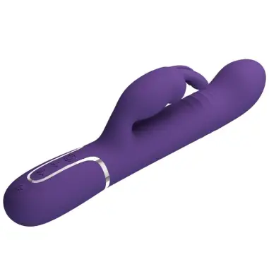 Coale Vibrador Rabbit 4 en 1 Morado - Rotación | Pretty Love