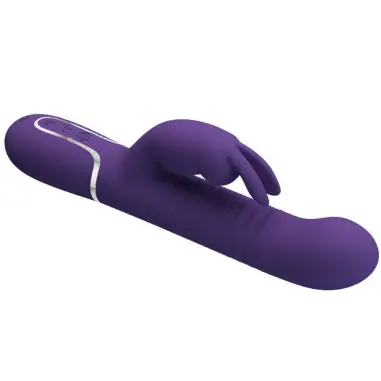 Coale Vibrador Rabbit 4 en 1 Morado - Rotación | Pretty Love