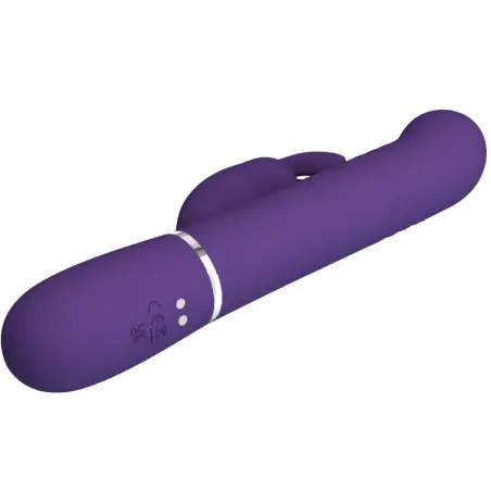 Coale Vibrador Rabbit 4 en 1 Morado - Rotación | Pretty Love