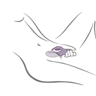 Off - Glo- Girl Vibrador Rabbit Morado - 10 Modos | Rocks