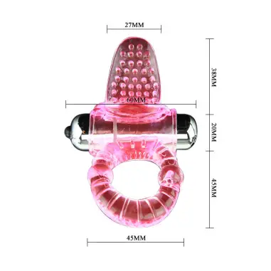 Sweet ABS 10 Ritmos Ring Anillo Pene Vibrador Rosa | Baile