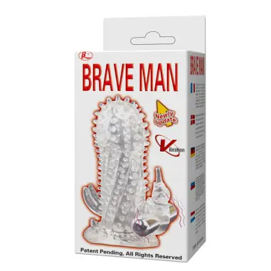 Brave Man Extensión Pene Vibrador Rabbit | Baile