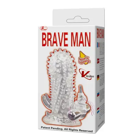 Brave Man Extensión Pene Vibrador Rabbit | Baile