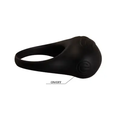 Bertram Anillo Vibrador Negro - Con Vibración | Pretty Love