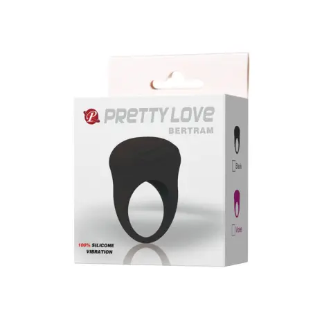 Bertram Anillo Vibrador Negro - Con Vibración | Pretty Love