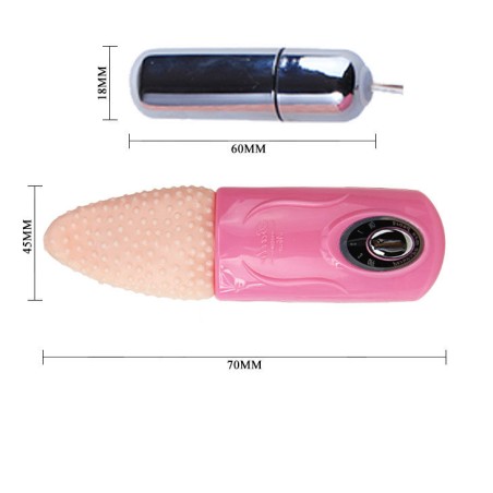 BAILE - LENGUA MASAJEADORA 3V BAILE VIBRATORS
