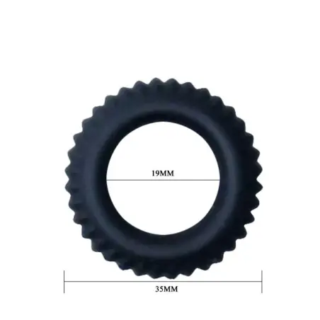 Titan Cockring Black 1.9 cm - Sumergible | Baile