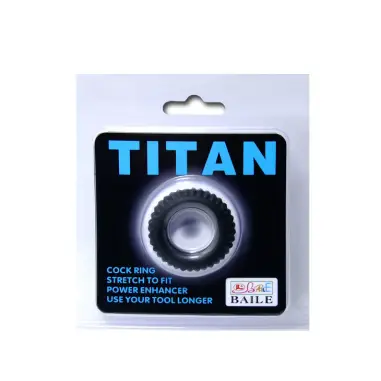 Titan Cockring Black 1.9 cm - Sumergible | Baile