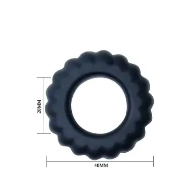 Titan Cockring Black 2 cm - Sumergible | Baile